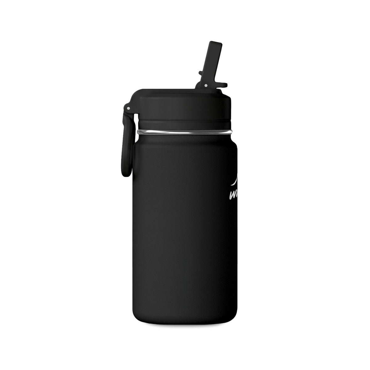Wavvy 14oz Mini Water Bottle — Insulated Stainless Steel Sport Bottle with Flip Straw