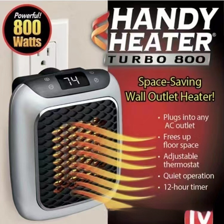 Compact Wall-Mount Fan Heater