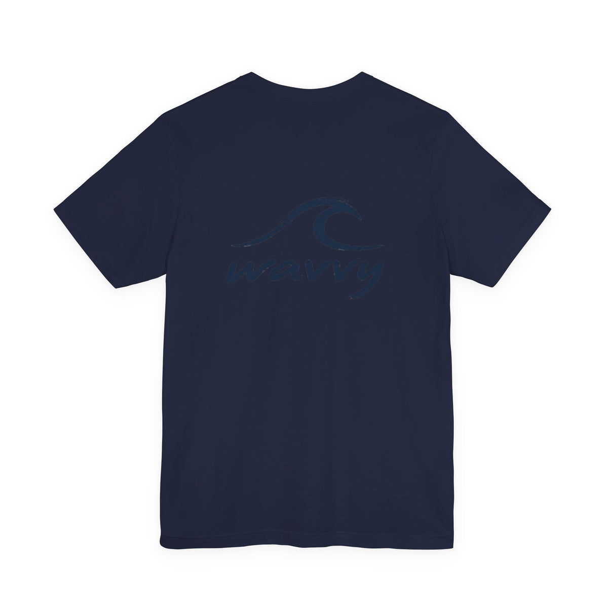Wavvy Surf Logo Tee — Retro Surfing Graphic T-Shirt