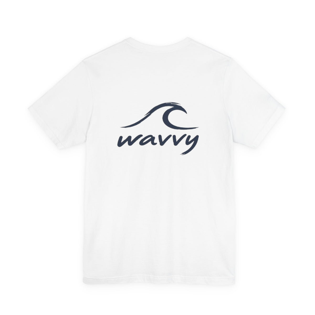 Wavvy Surf Logo Tee — Retro Surfing Graphic T-Shirt