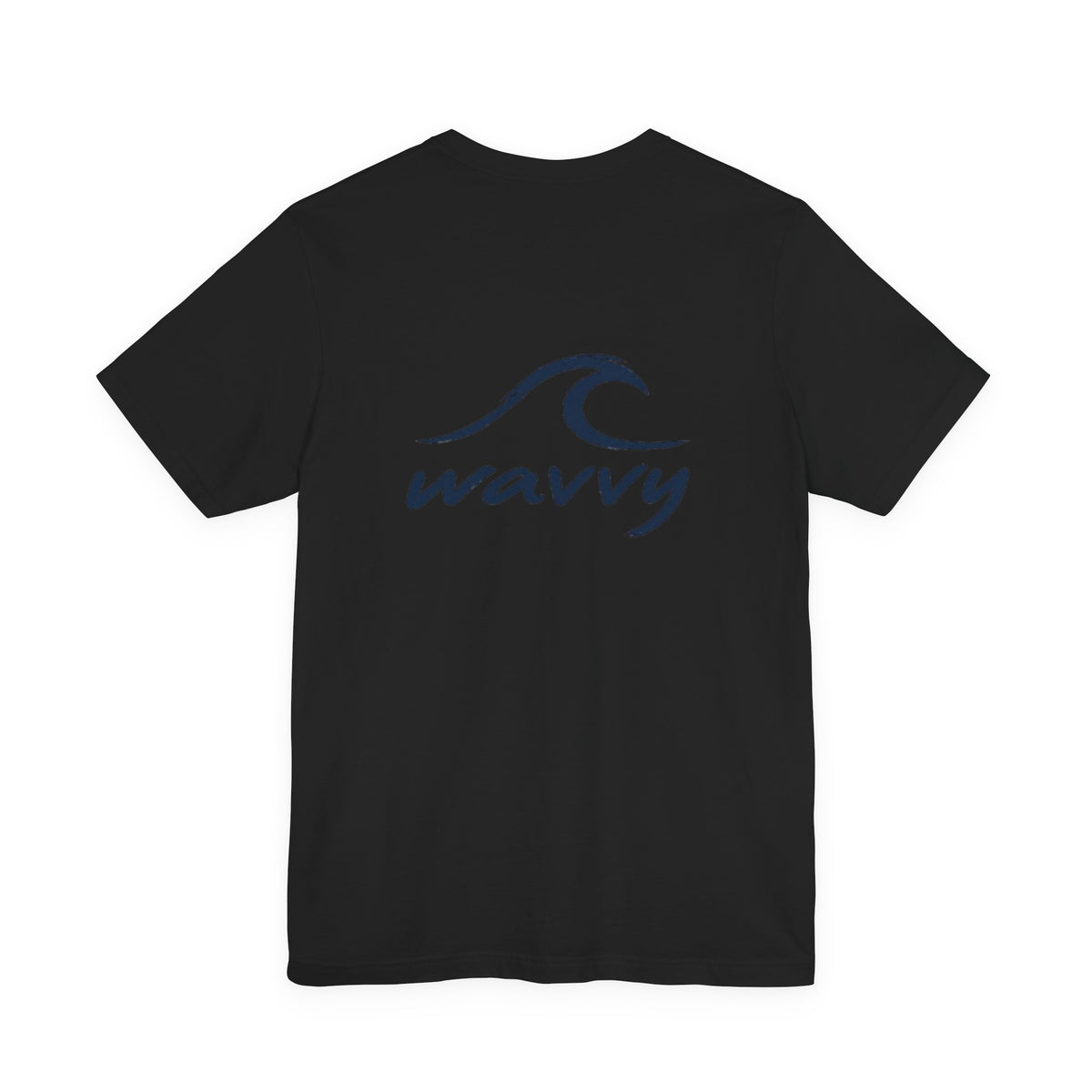 Wavvy Surf Logo Tee — Retro Surfing Graphic T-Shirt