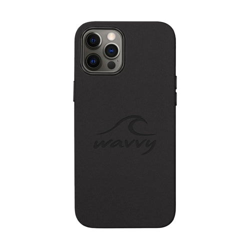 PU Leather Phone Case — Embossed 'Wavvy' Wave Design