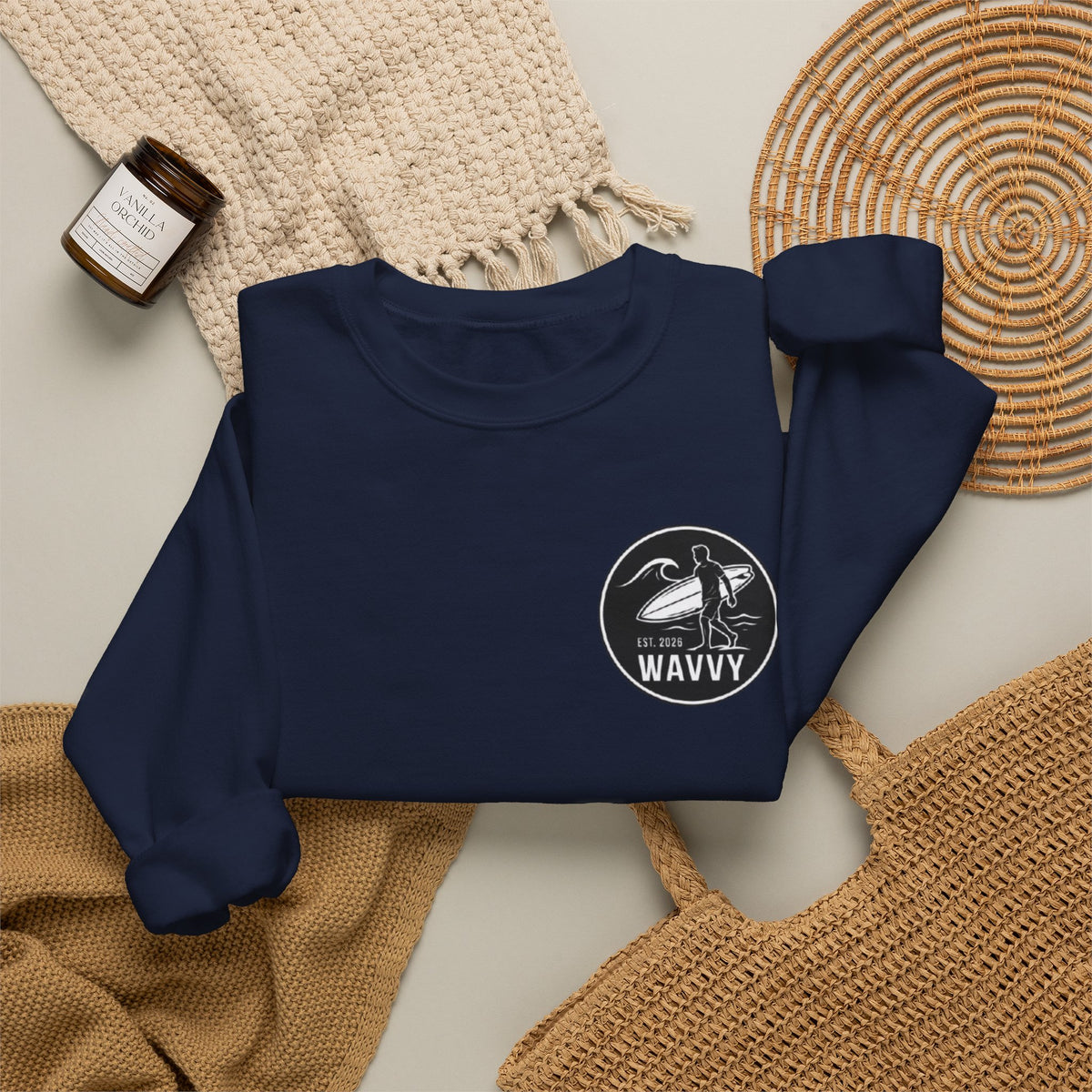 Wavvy Pelican Crewneck Sweatshirt