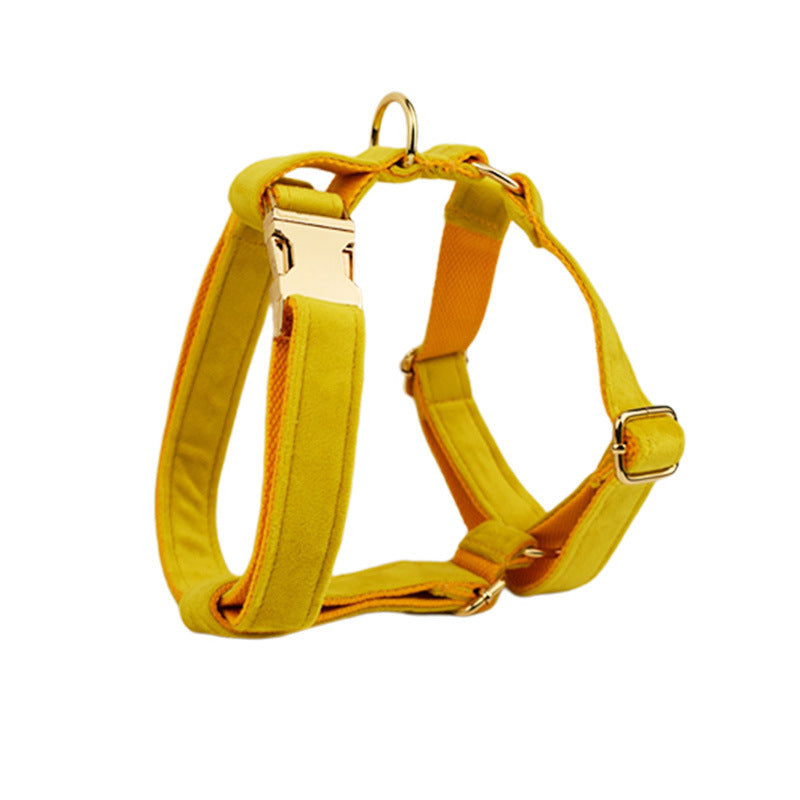 Velvet Fabric Dog Collar for Pets