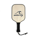 Wavvy Pickleball Paddle Set – Lightweight Wooden Pickleball Kit with Wave Logo (2 Paddles + Balls)