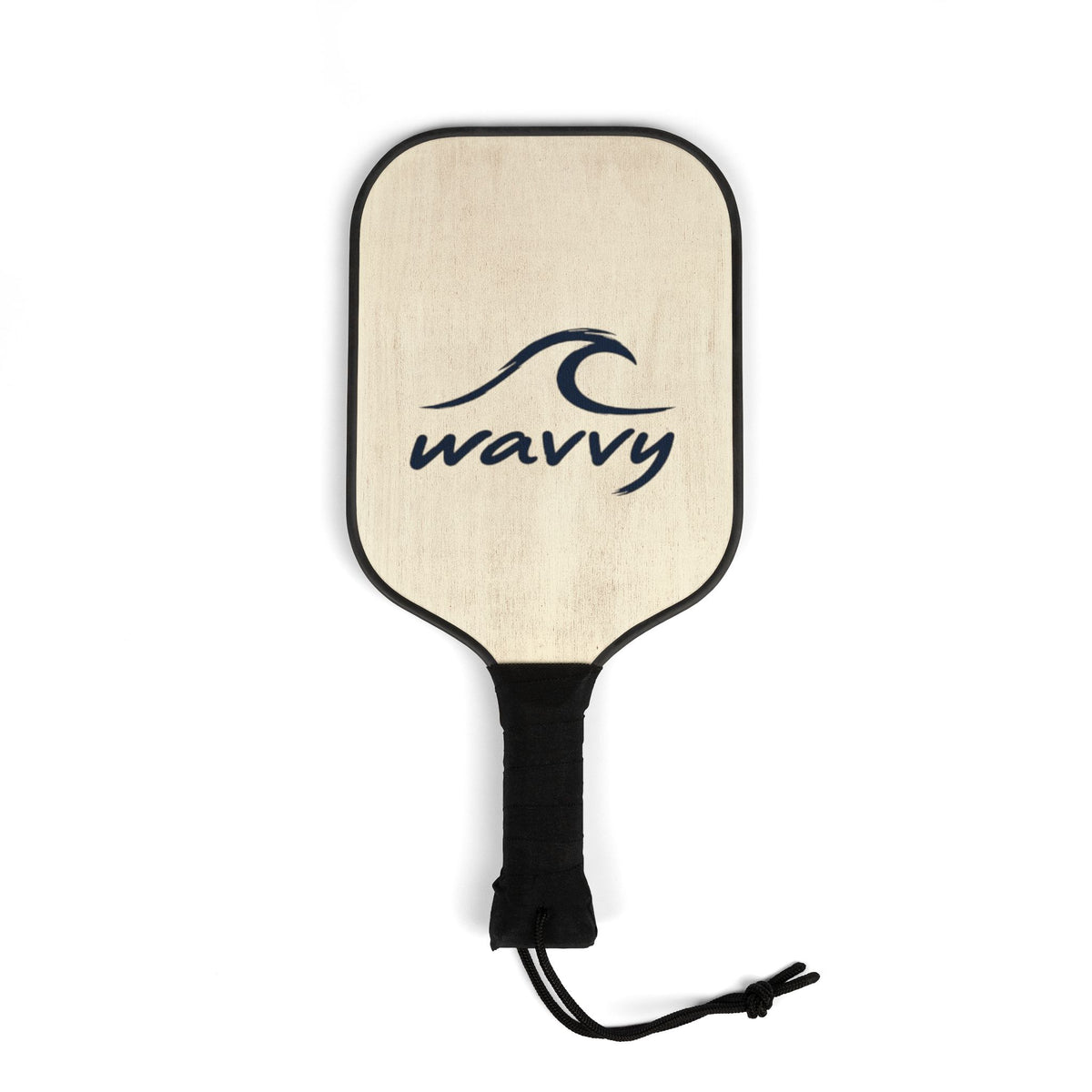 Wavvy Pickleball Paddle Set – Lightweight Wooden Pickleball Kit with Wave Logo (2 Paddles + Balls)
