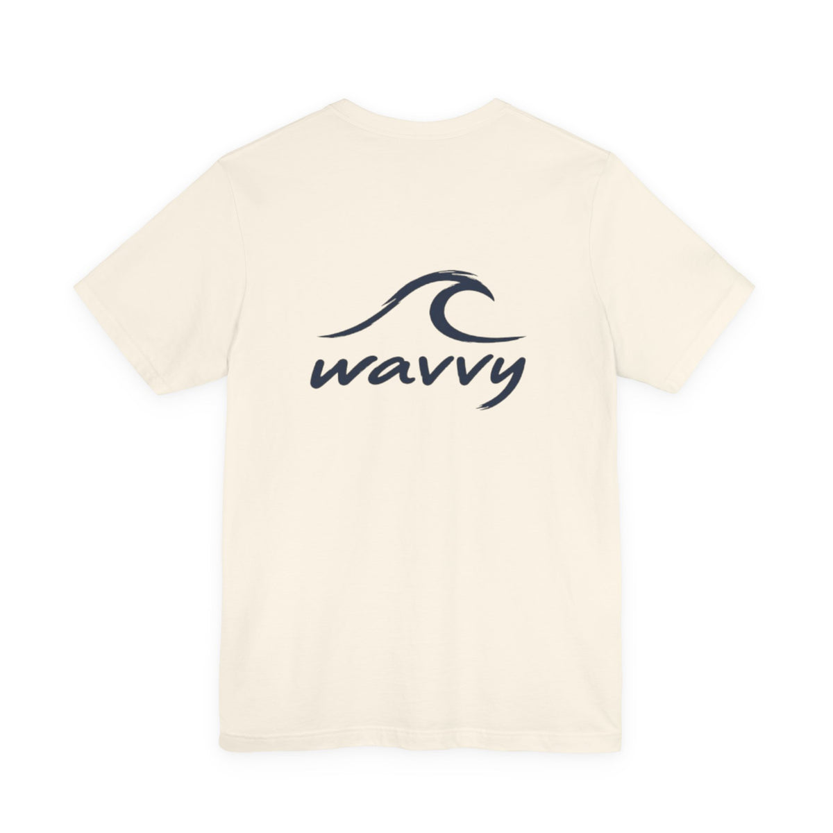 Wavvy Surf Logo Tee — Retro Surfing Graphic T-Shirt