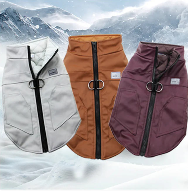 Chic Pet Winter Leather Vest