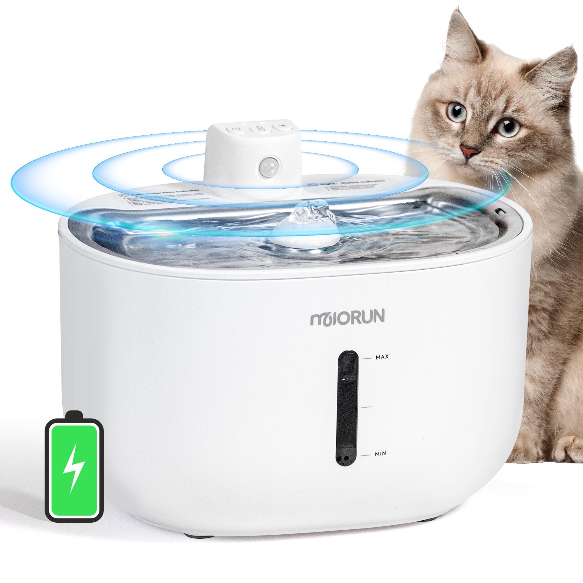 Wireless Stainless Cat Fountain