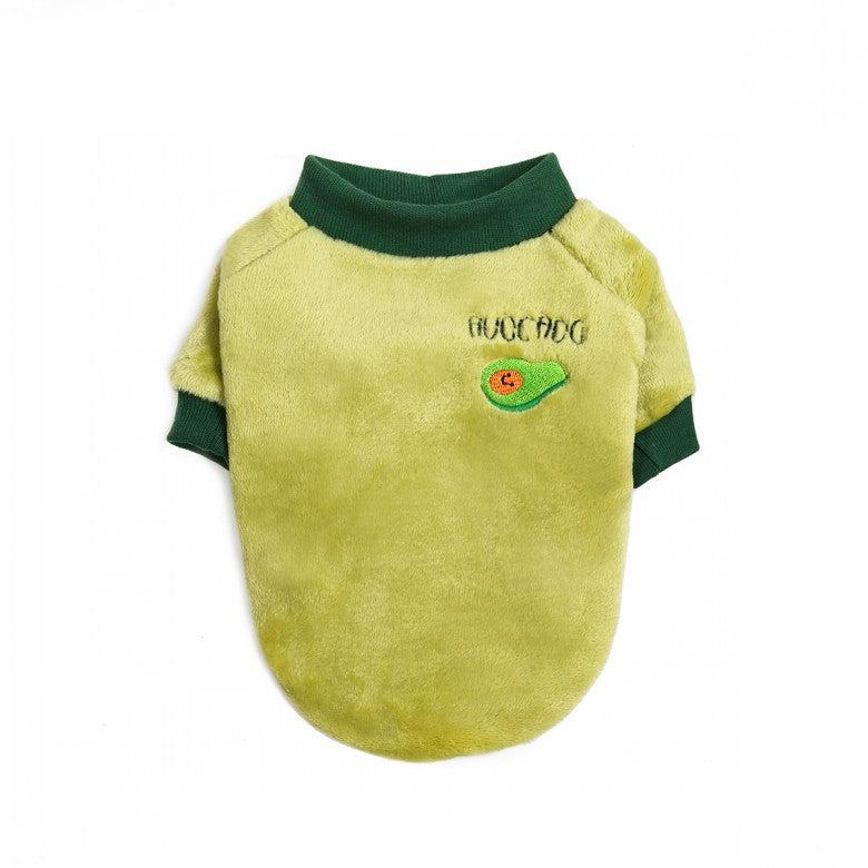 Fruit Fleece Dog Clothes for Pets