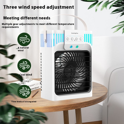 USB Quiet Mist Desktop Air Conditioner Fan