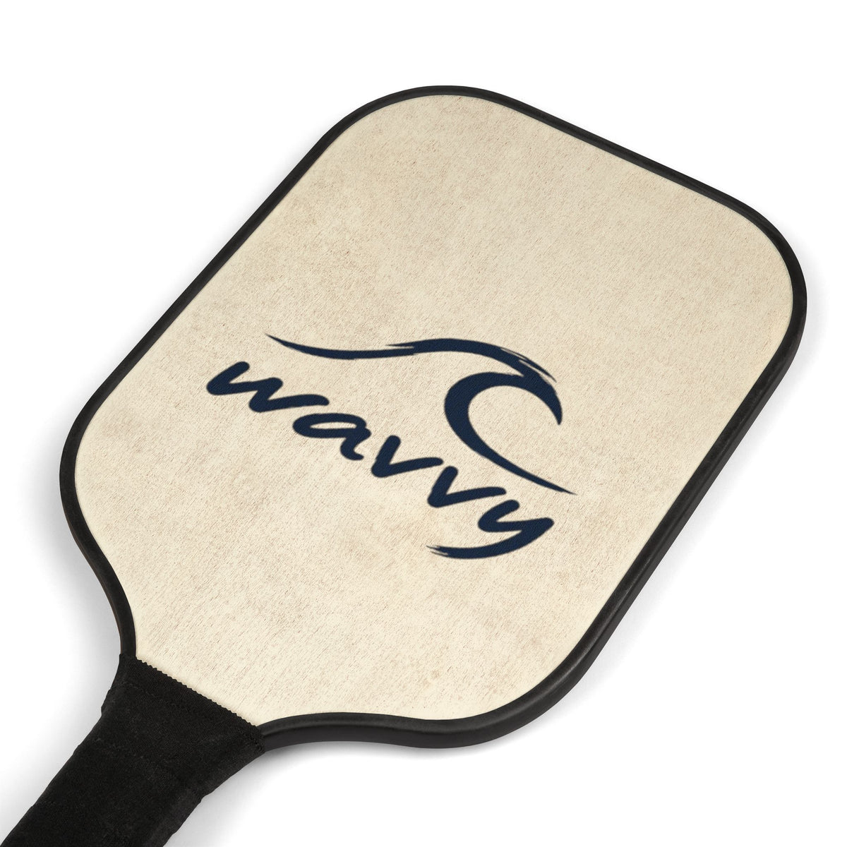 Wavvy Pickleball Paddle Set – Lightweight Wooden Pickleball Kit with Wave Logo (2 Paddles + Balls)