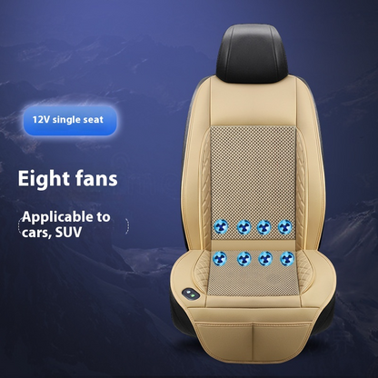 Ventilated Car Seat Cushion with Cooling Fan