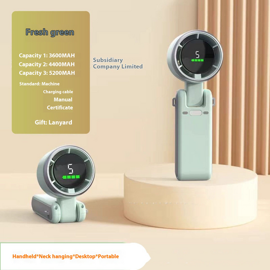 Compact Travel Fan with USB