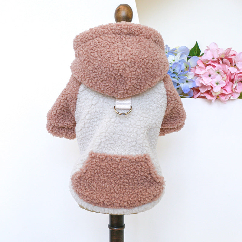 Lamb Fleece Traction Sweater for Pets