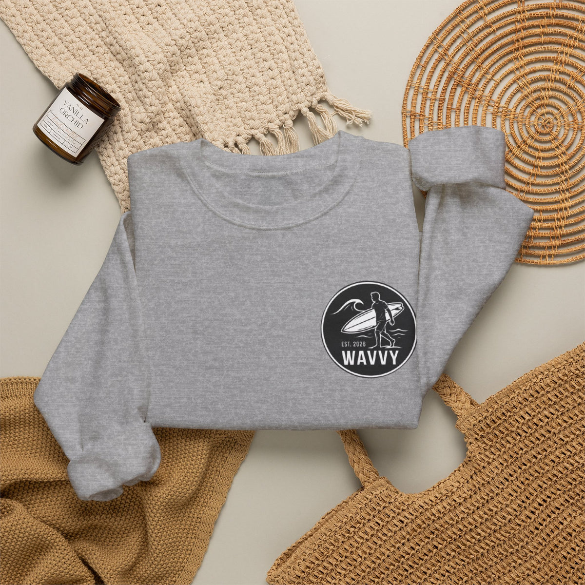 Wavvy Pelican Crewneck Sweatshirt