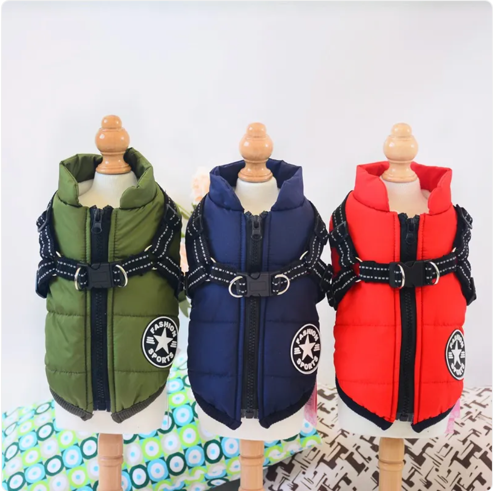 Cushioned Pet Ski Jacket