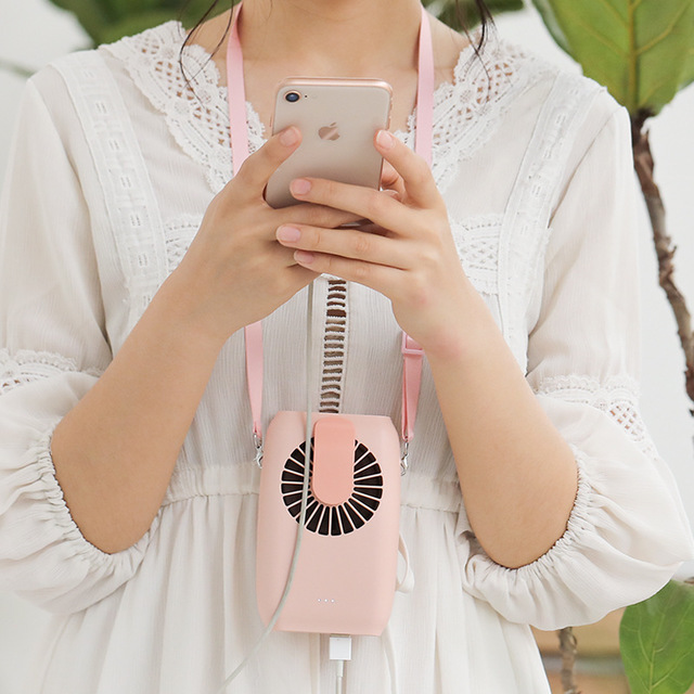 Silent Portable Neck Fan - USB Charged