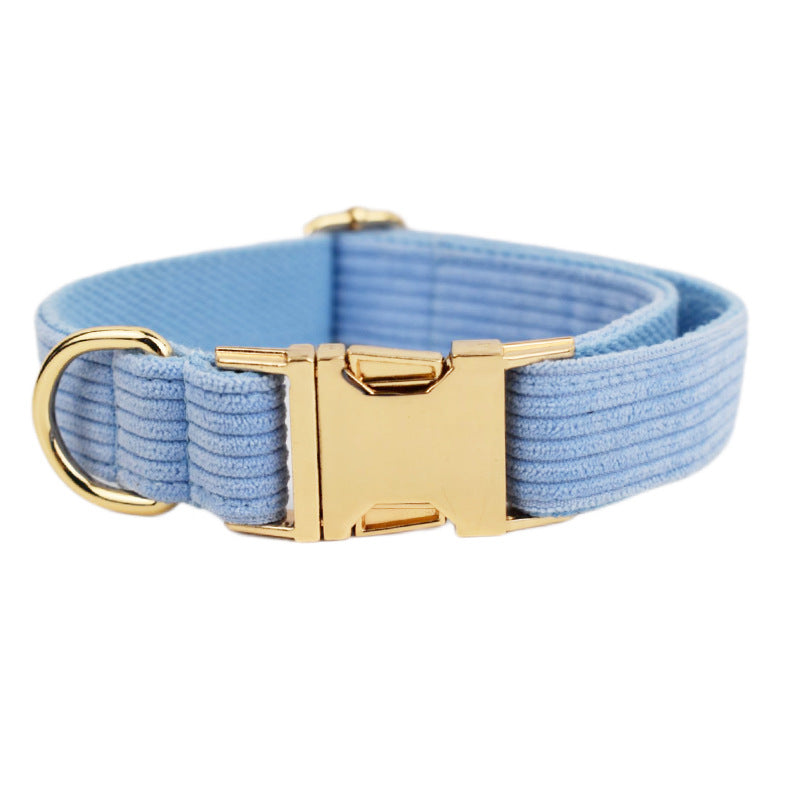 Velvet Fabric Dog Collar for Pets