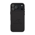 PU Leather Phone Case — Embossed 'Wavvy' Wave Design