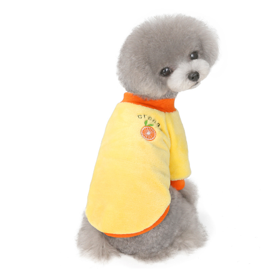 Fruit Fleece Dog Clothes for Pets