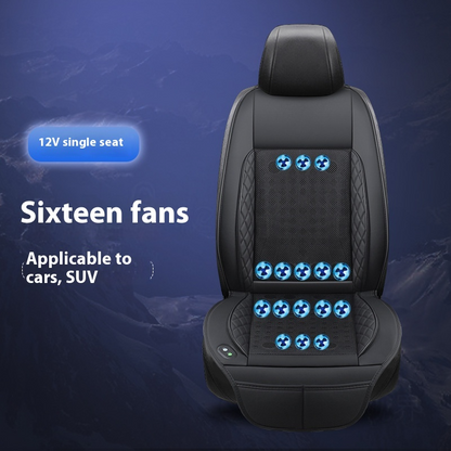 Ventilated Car Seat Cushion with Cooling Fan