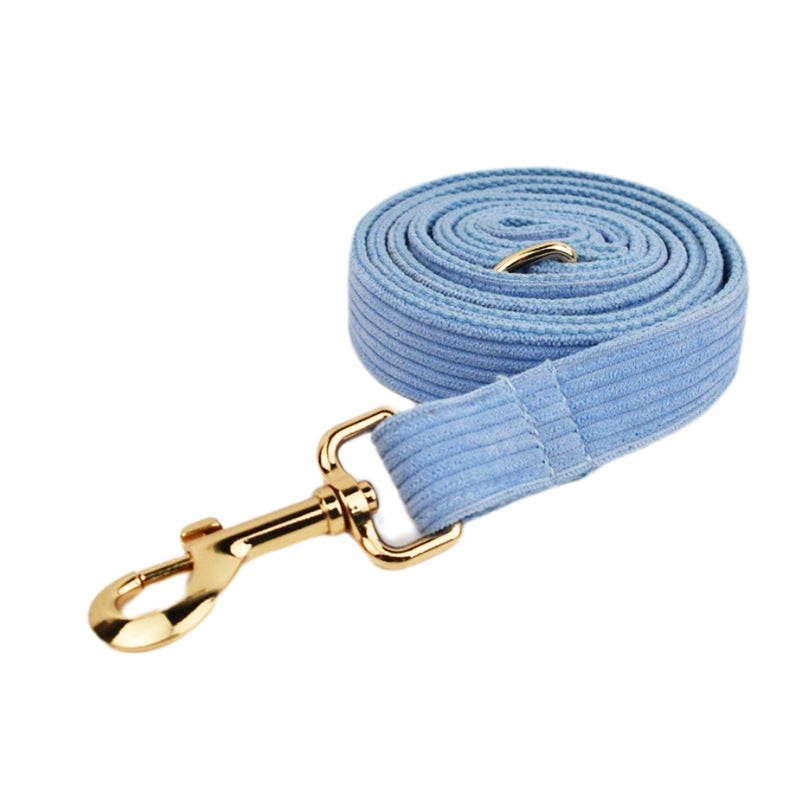 Velvet Fabric Dog Collar for Pets