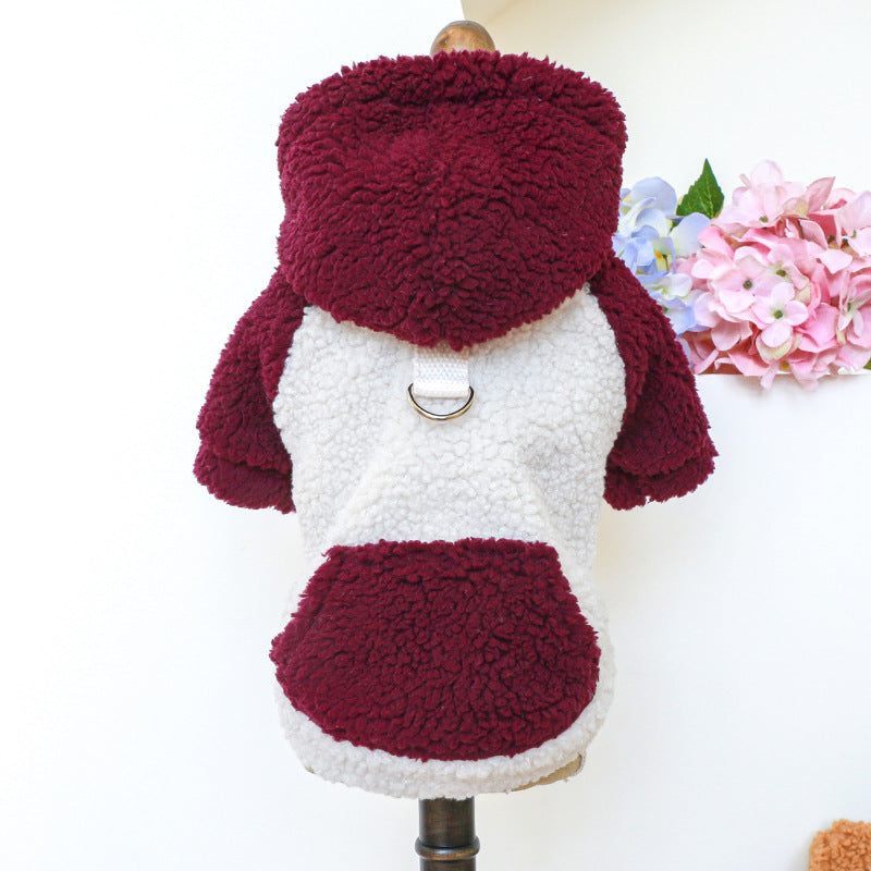 Lamb Fleece Traction Sweater for Pets