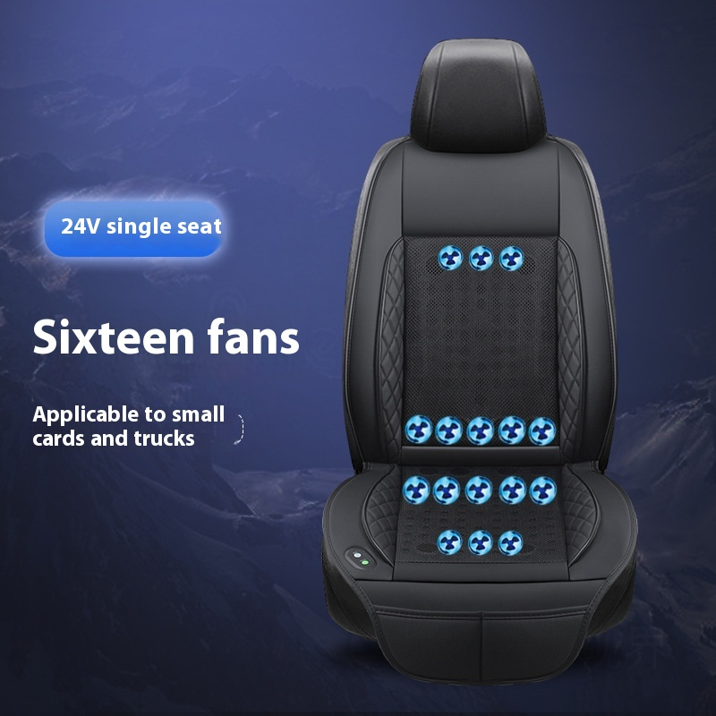 Ventilated Car Seat Cushion with Cooling Fan