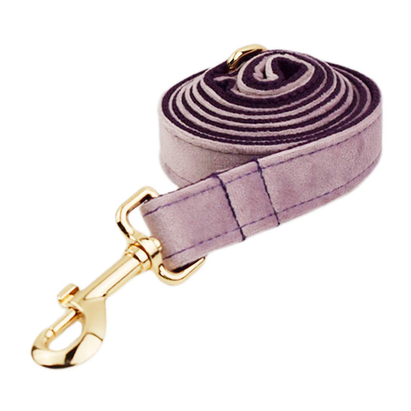 Velvet Fabric Dog Collar for Pets