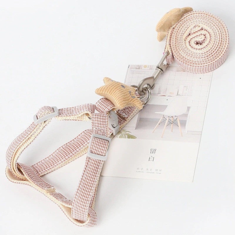 Houndstooth Dog Leash for Pets