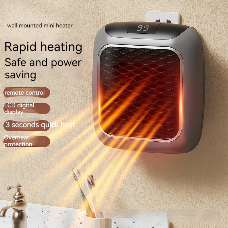 Compact Wall-Mount Fan Heater