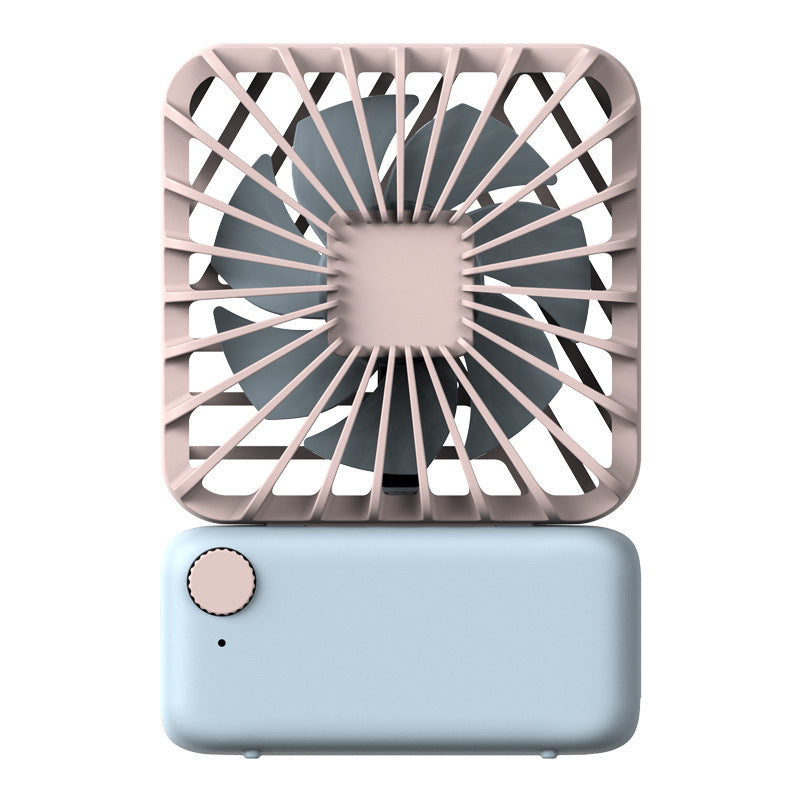 Square USB Rechargeable Neck Fan, Portable Handheld Fan