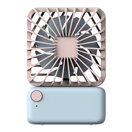 Square USB Rechargeable Neck Fan, Portable Handheld Fan