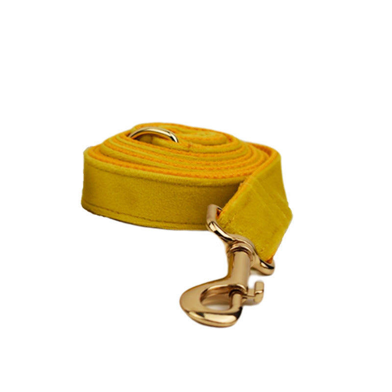 Velvet Fabric Dog Collar for Pets