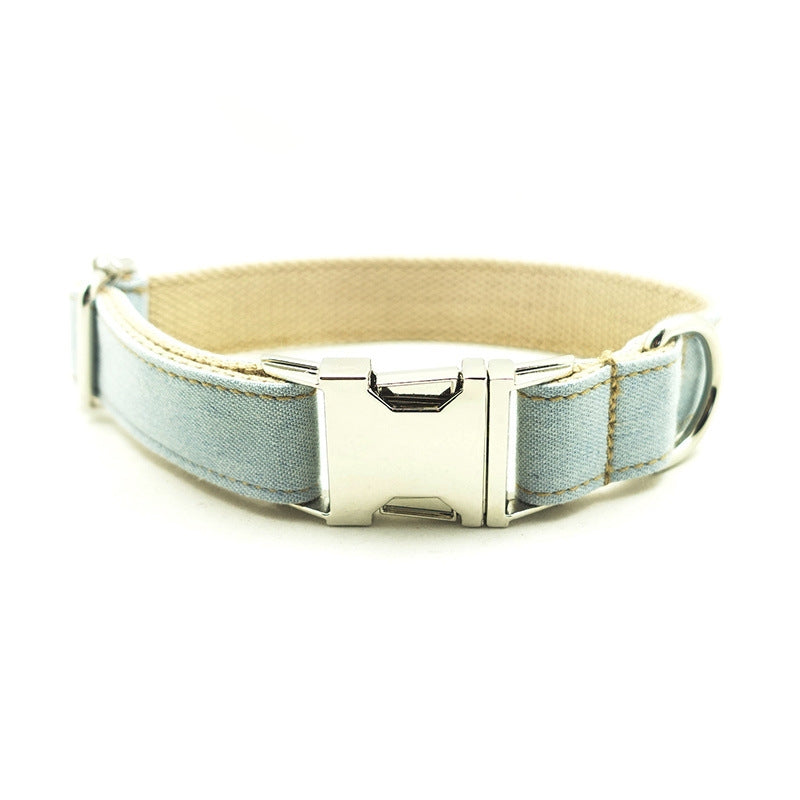Blue Cowboy Dog Collar for Pets