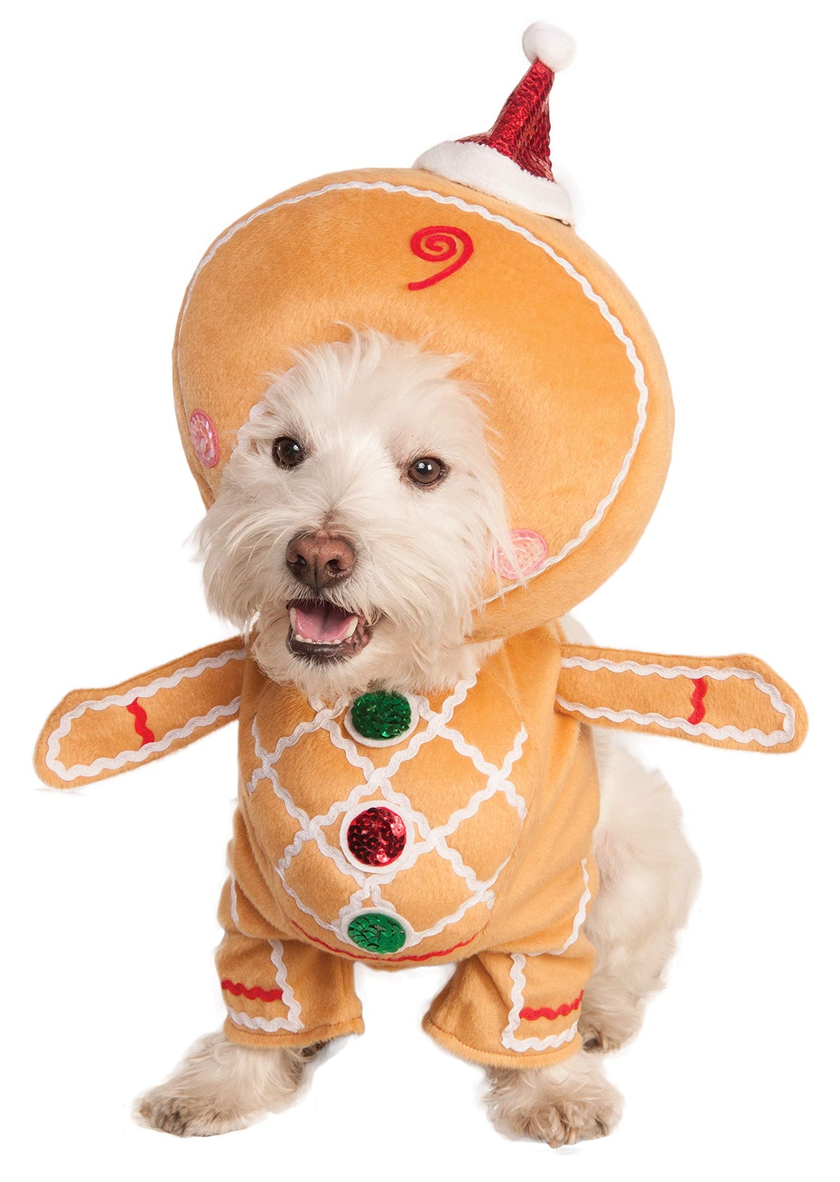 Rubies Walking Gingerbread Man Pet Costume Medium