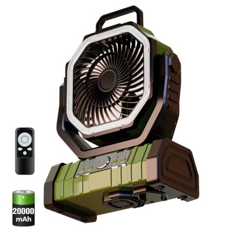 EcoVenture Rechargeable Fan Light