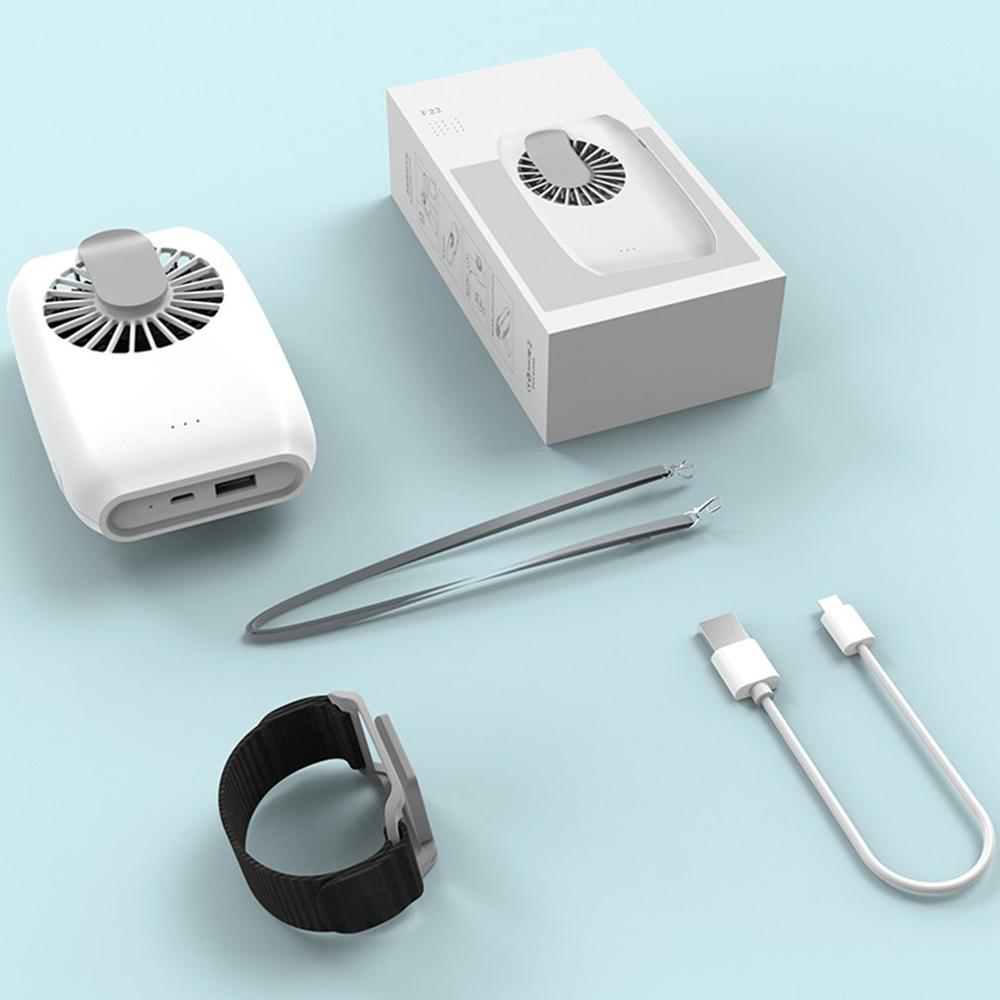 Silent Portable Neck Fan - USB Charged