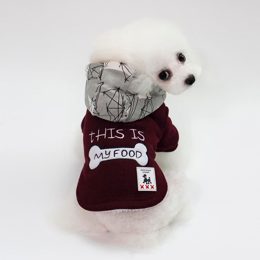 Thickened Hooded Padded Clothing for Pets