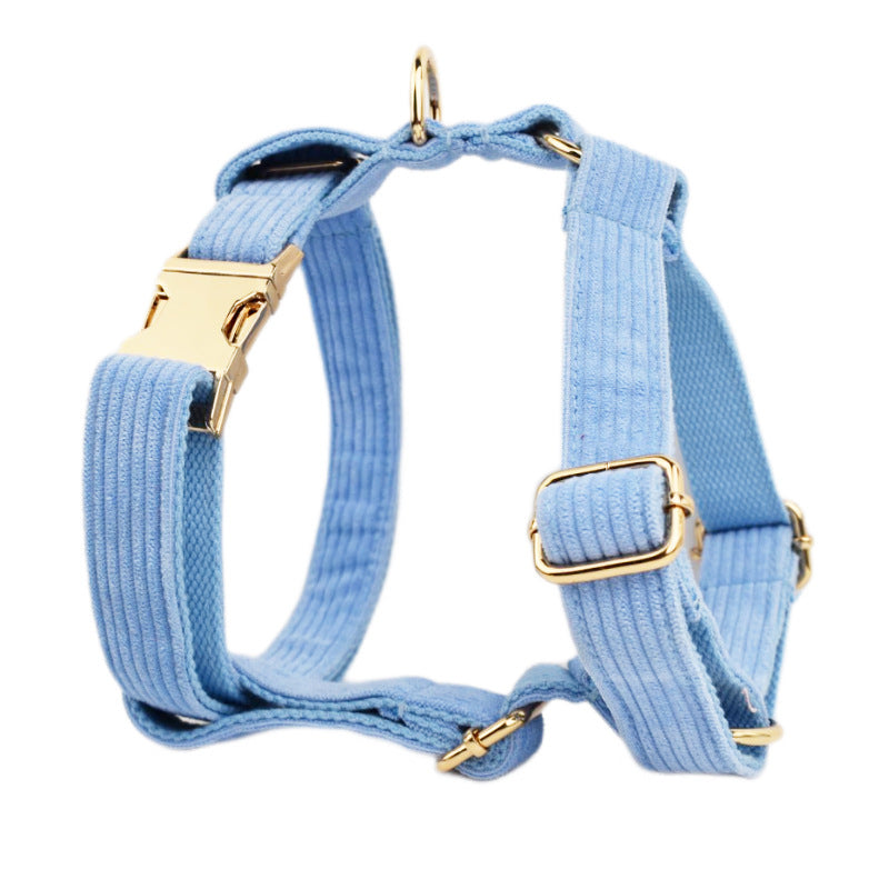 Velvet Fabric Dog Collar for Pets