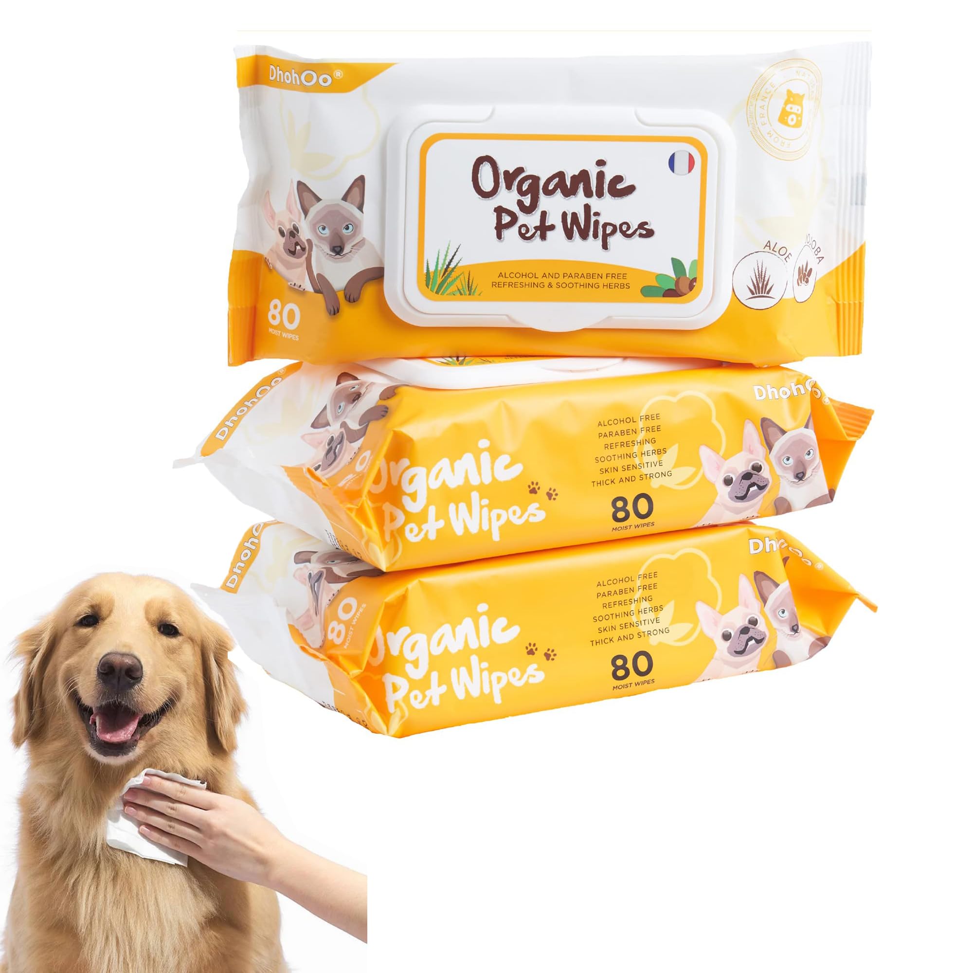 Dhohoo Pet Grooming Wipes